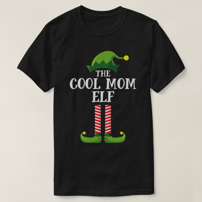Coola Mamma Elf Matching Family Group, jul Party T Shirt (Design framsida)