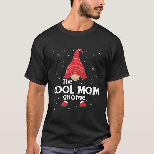 Coola Mamma Gnome-familjen matchar julklapp T Shirt (Framsida)