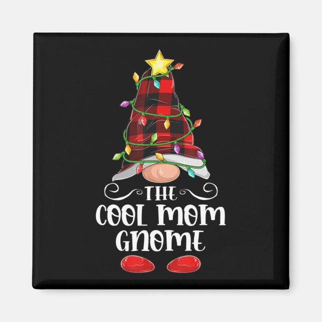 Coola Mamma Gnome Matching Family Group Christma Magnet (Framsidan)