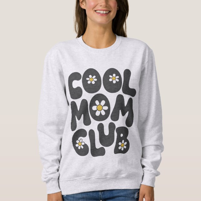 Coola mamma klubb mor dag t shirt (Framsida)