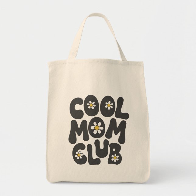 Coola mamma klubb mor dag tygkasse (Framsidan)