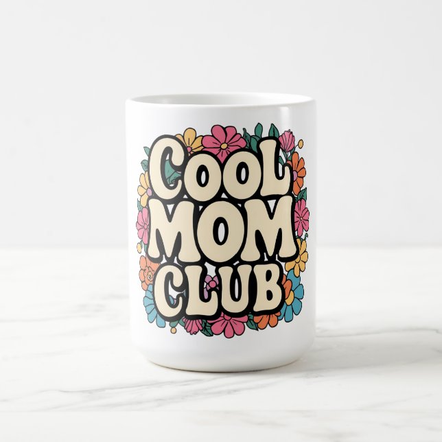 Coola Mamma Klubb Mugg - Roligt Mor Dag Gift (Center)