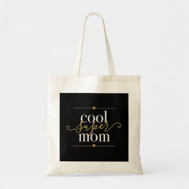 Coola Mamma Modern Elegant, svart och Guld Tygkasse