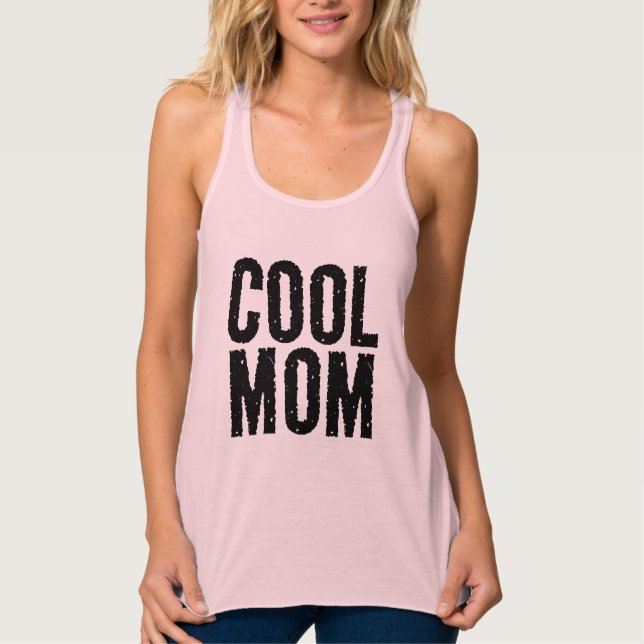 COOLA MAMMA T-SHIRTS TEES & SWEATSHIRTSS LINNE MED RACERBACK  (Framsida)