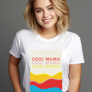Coola Mamma Vågar Retrografik T Shirt