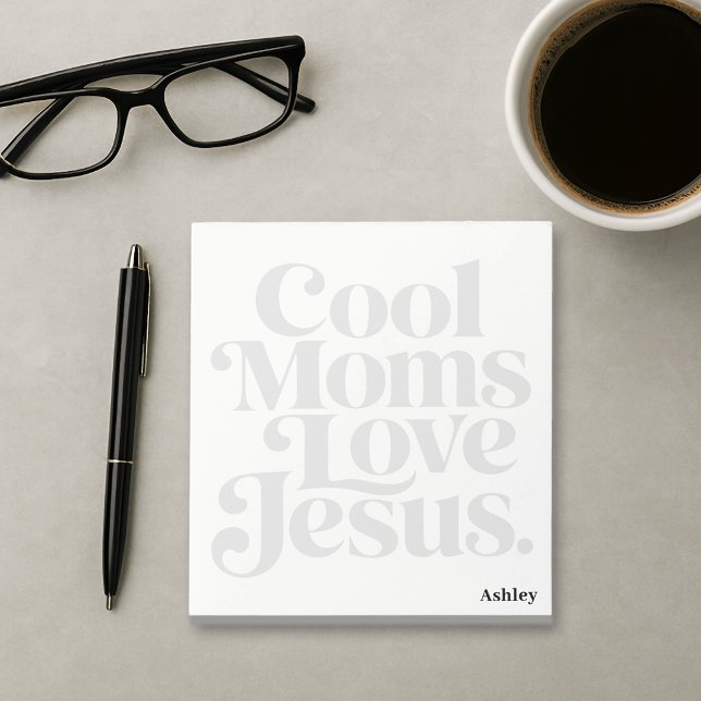 Coola mammor älskar Jesus Anteckningsblock (Skapare uppladdad)