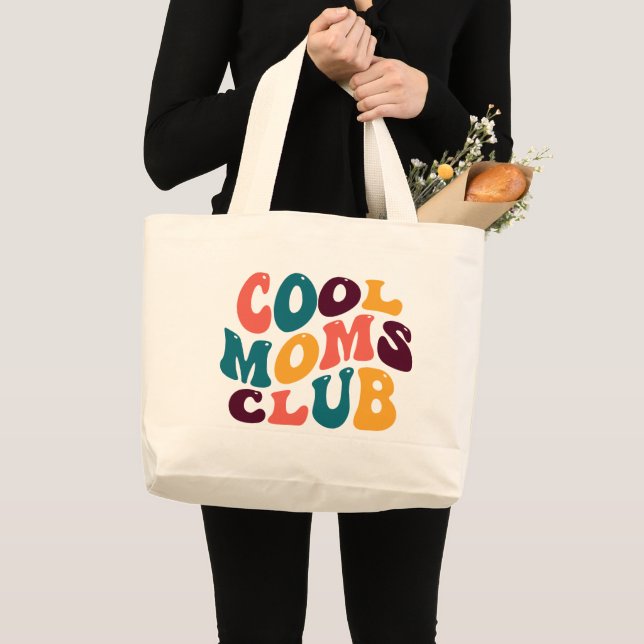 Coola Mammor Klubb Souvenir Retro Stil Groovy Jumbo Tygkasse (Framsida (produkt))
