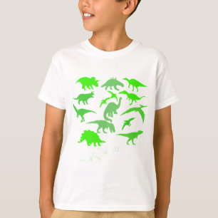 Coola Många Dinosaurs Collage Hoodie Sweatshirt T Shirt