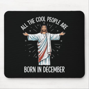 Coola Människor December Födelsedagsritual Tema Musmatta