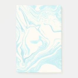Coola Marble Design in Turquise and Cream Post-it Block