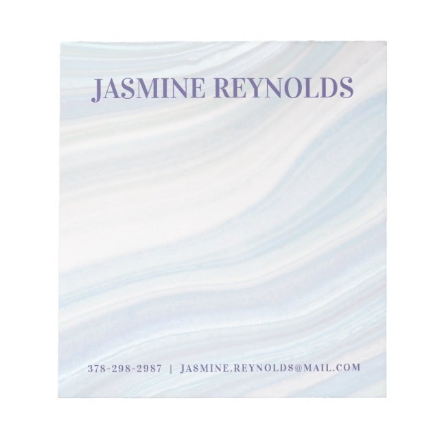 Coola Marble Geode Anteckningsblock (Framsida)