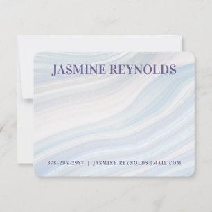 Coola Marble Geode Note Card Anteckningskort