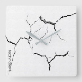 Coola Marble-utseende Fyrkantig Klocka