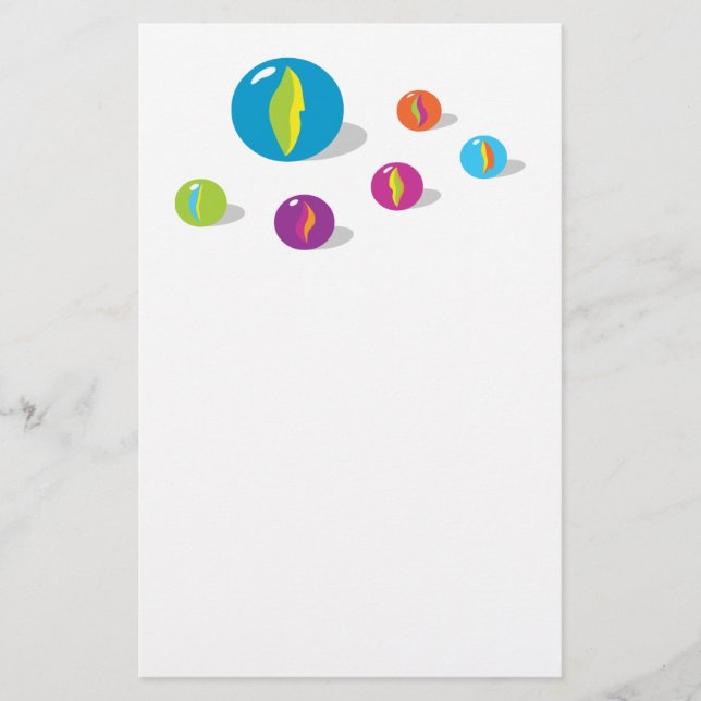 Coola Marbles Brevpapper (Framsida)