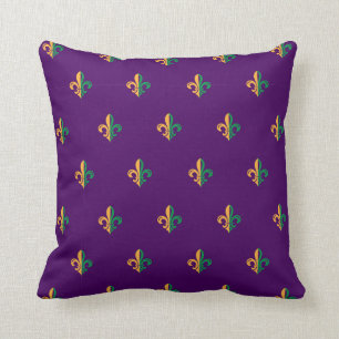 Coola Mardi Gras Fleur de Lis Kudde