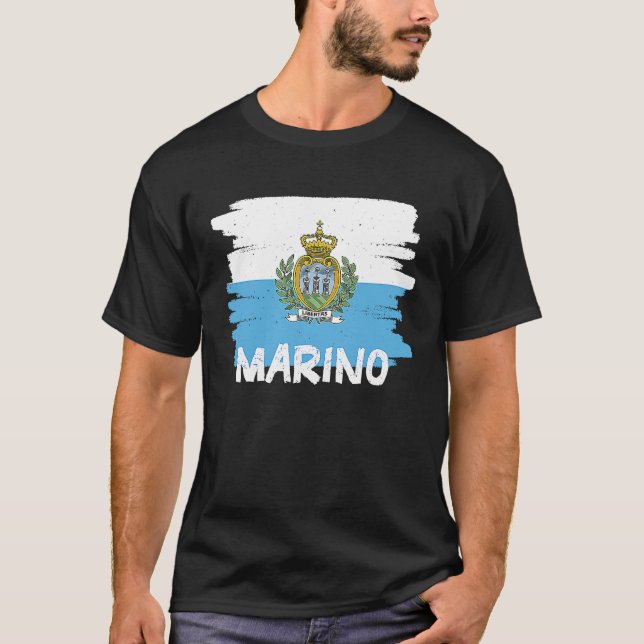 Coola Marino Flagga T Shirt (Framsida)