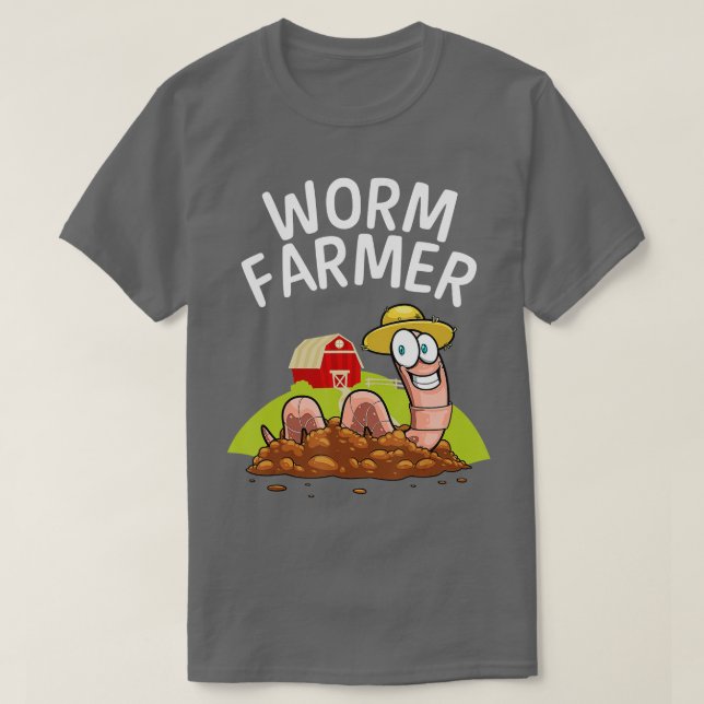 Coola Mask Farmer För manar Women Red Wiggler Mask T Shirt (Design framsida)