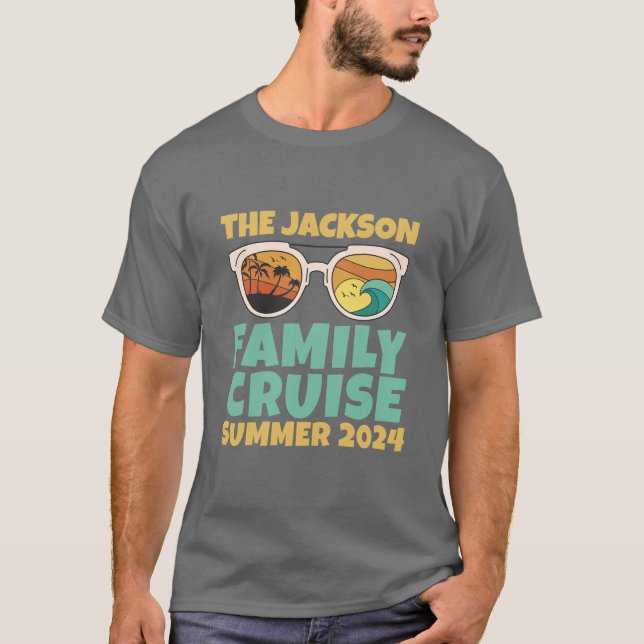 Coola Matching Group Family Cruise Helgdag Resa T Shirt (Framsida)