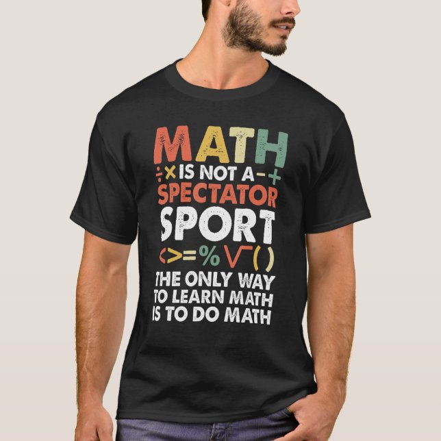 Coola Math Art För manar Women Mathematit Number M T Shirt (Framsida)