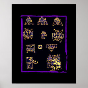 Coola Mayan Design Poster
