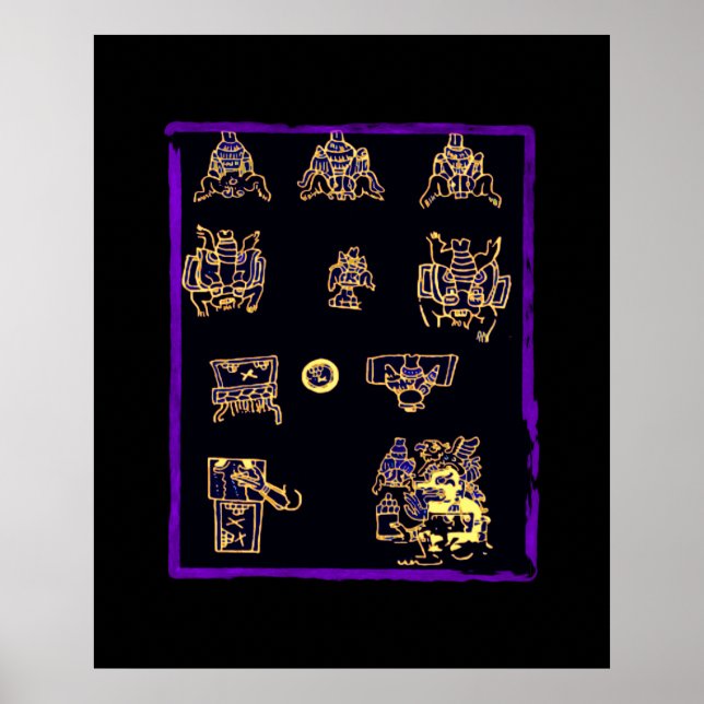 Coola Mayan Design Poster (Framsidan)