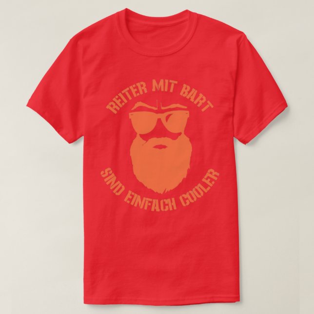 Coola med skägg t shirt (Design framsida)
