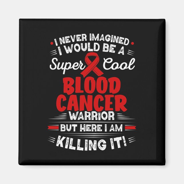 Coola Medvetenhet om blodcancer vid cancer Magnet (Framsidan)