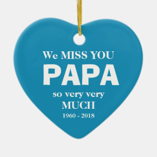 Coola Memorial Personlig PAPPA Helgdag Ornament