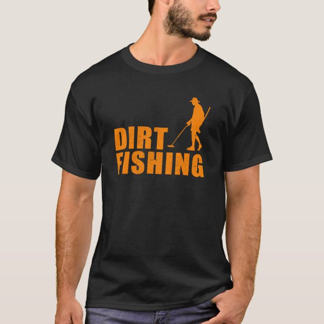 Coola Metalldetektering För Män Kvinnor Rolig Smut T Shirt (Framsida)