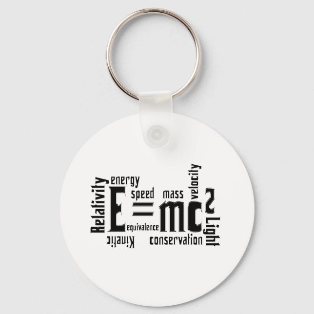 Coola Metallic Science Mass Equivalence Nyckelring (Framsida)