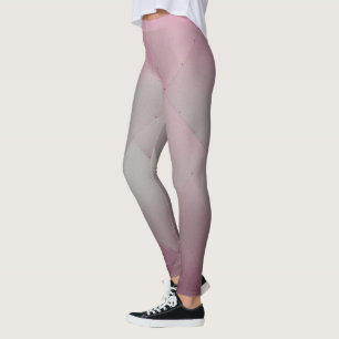 Coola Metallisk aluminiumTallrikar Grått till Rosa Leggings