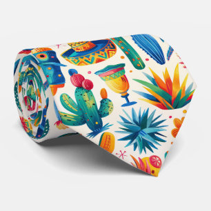 Coola Mexikanska mönster Slips