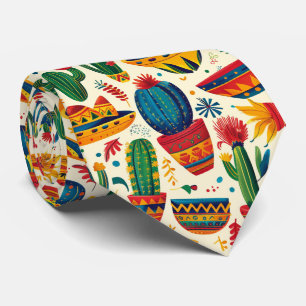 Coola Mexikanska mönster Slips