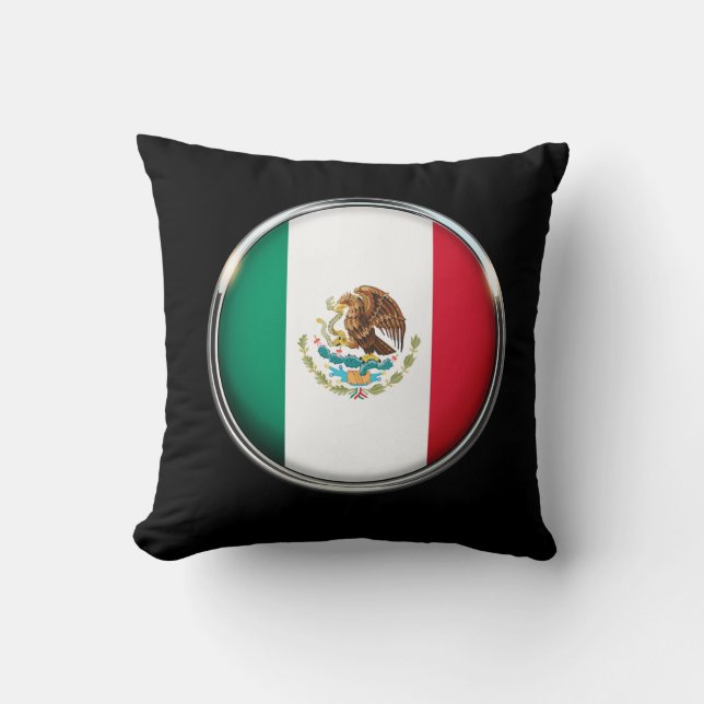 Coola Mexiko Flagga Design Kudde (Framsida)