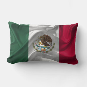 Coola Mexiko Flagga Design Lumbarkudde