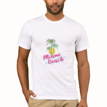 Coola Miami Beach, Florida Handflatan Träd Graphic