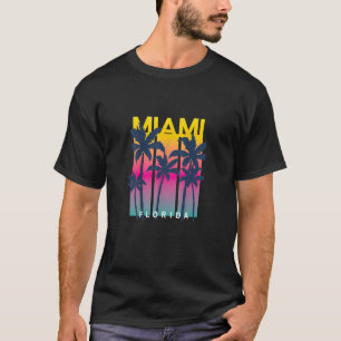 Coola Miami Florida Graphic Design Tees, I Kärlek T Shirt