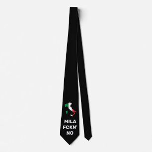 Coola MILANO - Mila Fckn No med flagga Slips