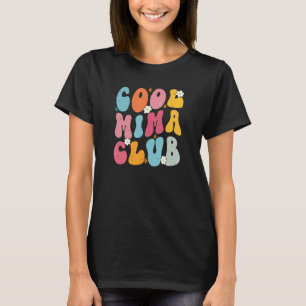 Coola Mima Klubb Mor dag Groovy Retro Best Mamma T Shirt