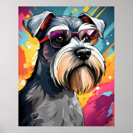Coola Mini Schnauzer Poster