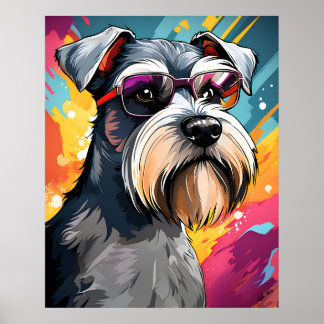 Coola Mini Schnauzer Poster