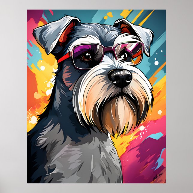 Coola Mini Schnauzer Poster (Framsidan)