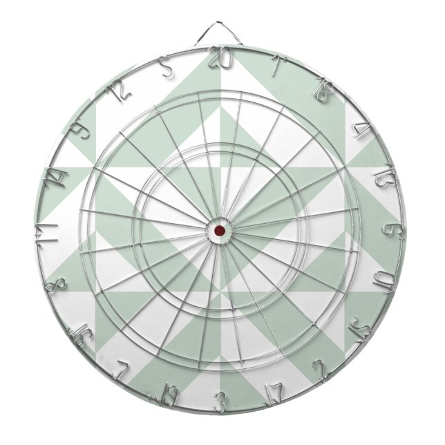 Coola Mint Geometric Deco Cube Mönster Piltavla (Framsidan)