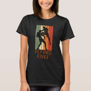 Coola Mma Kickboxing och Muay Thai Flies Knee T Shirt