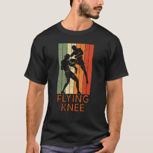 Coola Mma Kickboxing och Muay Thai Flies Knee T Shirt