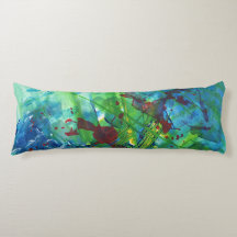 Coola Modern Abstrakt Acrylic Art Body Pillow