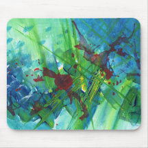 Coola Modern Abstrakt Acrylic Art Mouse Pad