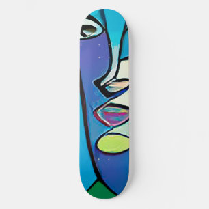 Coola Modern Abstrakt Art Skateboard Deck