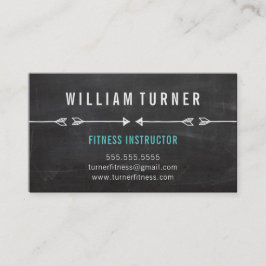 COOLA MODERN ARROW, enkel trendig, ritbord Visitkort