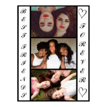 Coola Modern Bästa vänner för 3 foton